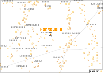 map of Magsāwāla