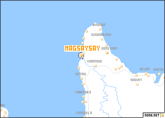 map of Magsaysay