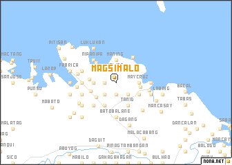 map of Magsimalo