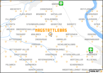 map of Magstatt-le-Bas