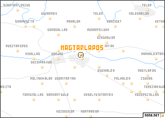 map of Magtárlapos