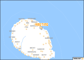 map of Magting