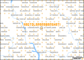 map of Magtolāpāra Bānshāti