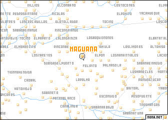 map of Maguana