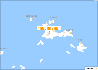 map of Maguanzhen
