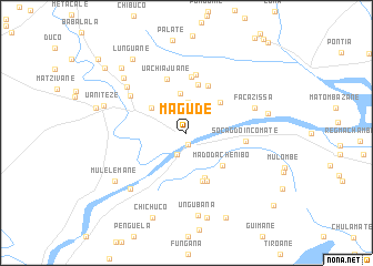 map of Magude