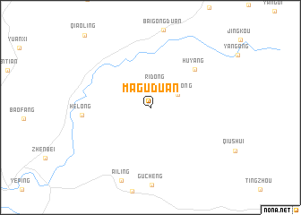 map of Maguduan