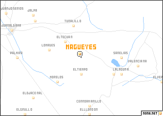 map of Magueyes