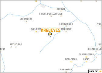 map of Magueyes