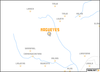 map of Magueyes