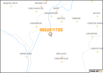map of Magueyitos
