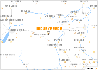 map of Maguey Verde