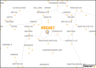 map of Maguey