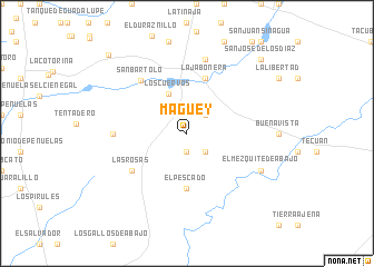 map of Maguey