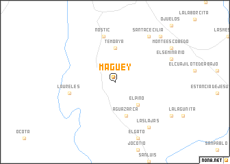 map of Maguey