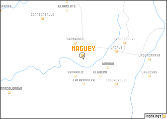 map of Maguey