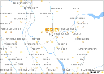 map of Maguey