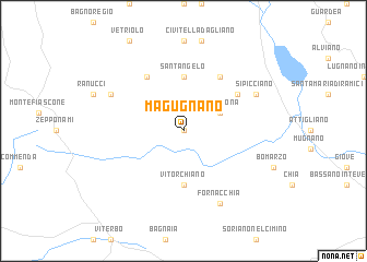 map of Magugnano