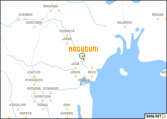 map of Maguguni