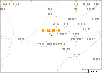 map of Maguidan