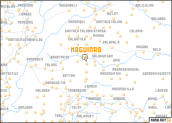 map of Maguinao