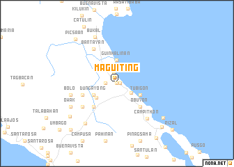 map of Maguiting