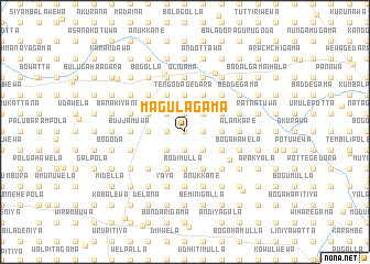 map of Magulagama