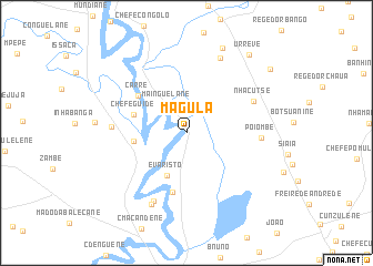 map of Magula