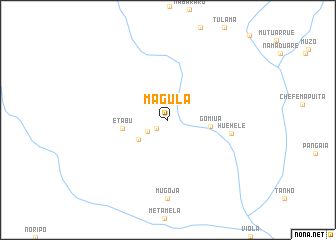 map of Magula