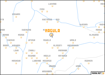 map of Magula