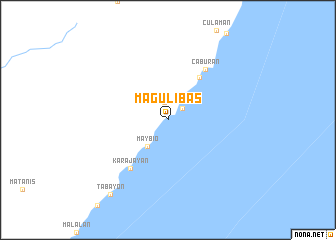 map of Magulibas