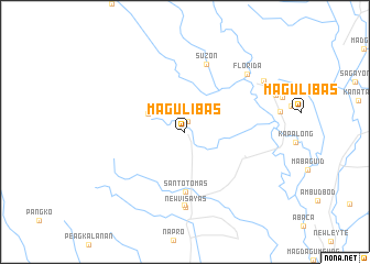 map of Magulibas
