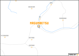 map of Magumbetsu