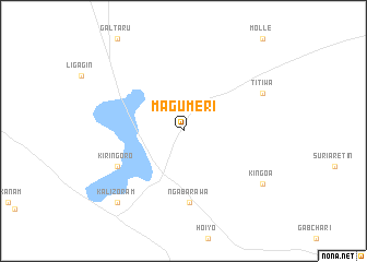 map of Magumeri