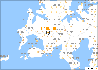 map of Magŭm-ni