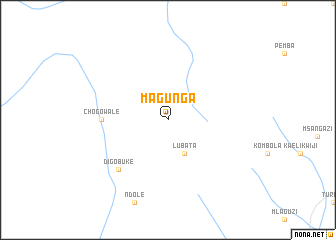 map of Magunga