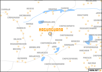 map of Magunguana