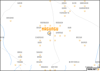 map of Magungu