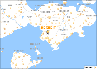 map of Magupit