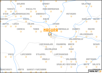 map of Măgura