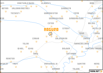 map of Măgura