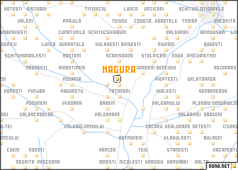 map of Măgura