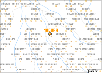 map of Măgura