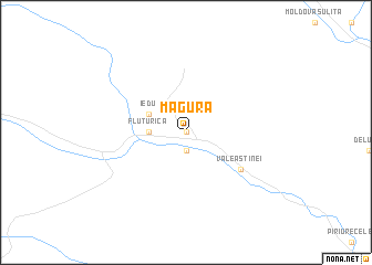 map of Măgura