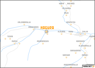 map of Măgura