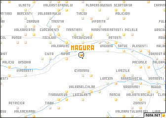 map of Măgura