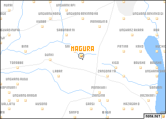 map of Magura