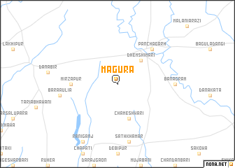 map of Māgura