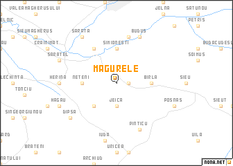 map of Măgurele