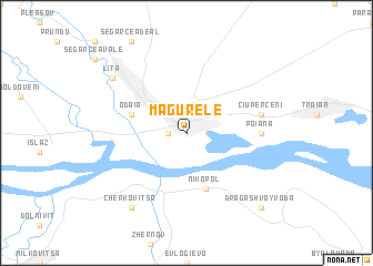 map of Măgurele